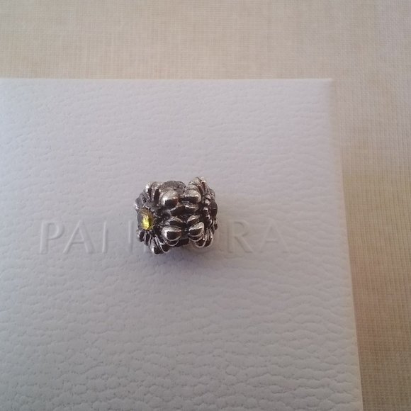 Pandora birthday bloom - citrine charm - Picture 7 of 7